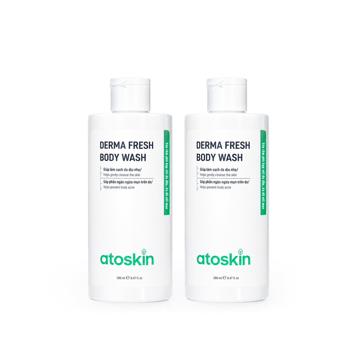 Sữa Tắm Mụn Cơ Thể ATOSKIN Derma Fresh Bóy Wash 280ml