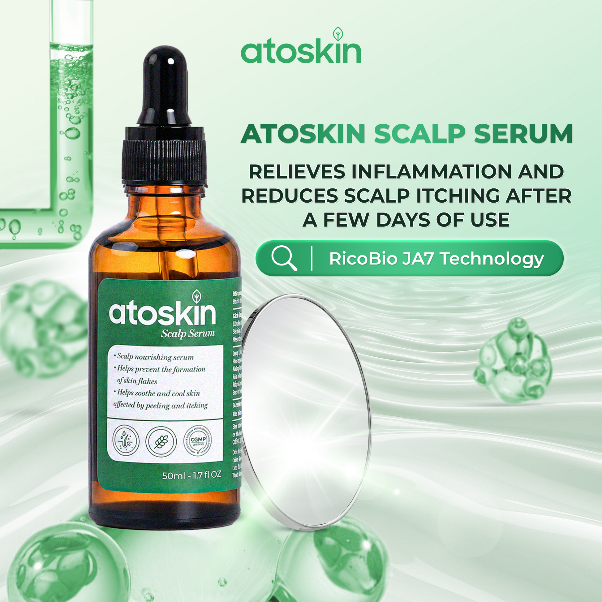 Serum Viêm Da Tiết Bã ATOSKIN 50ml