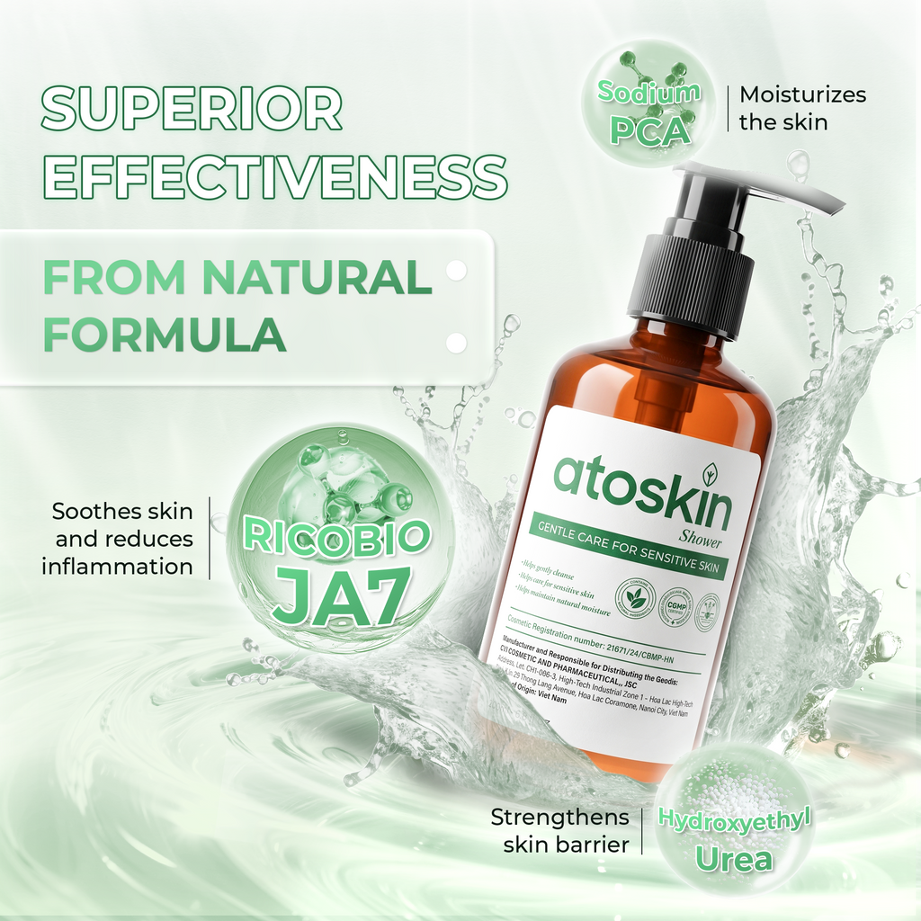 Sữa Tắm Viêm Da Cơ Địa Atoskin 200ml
