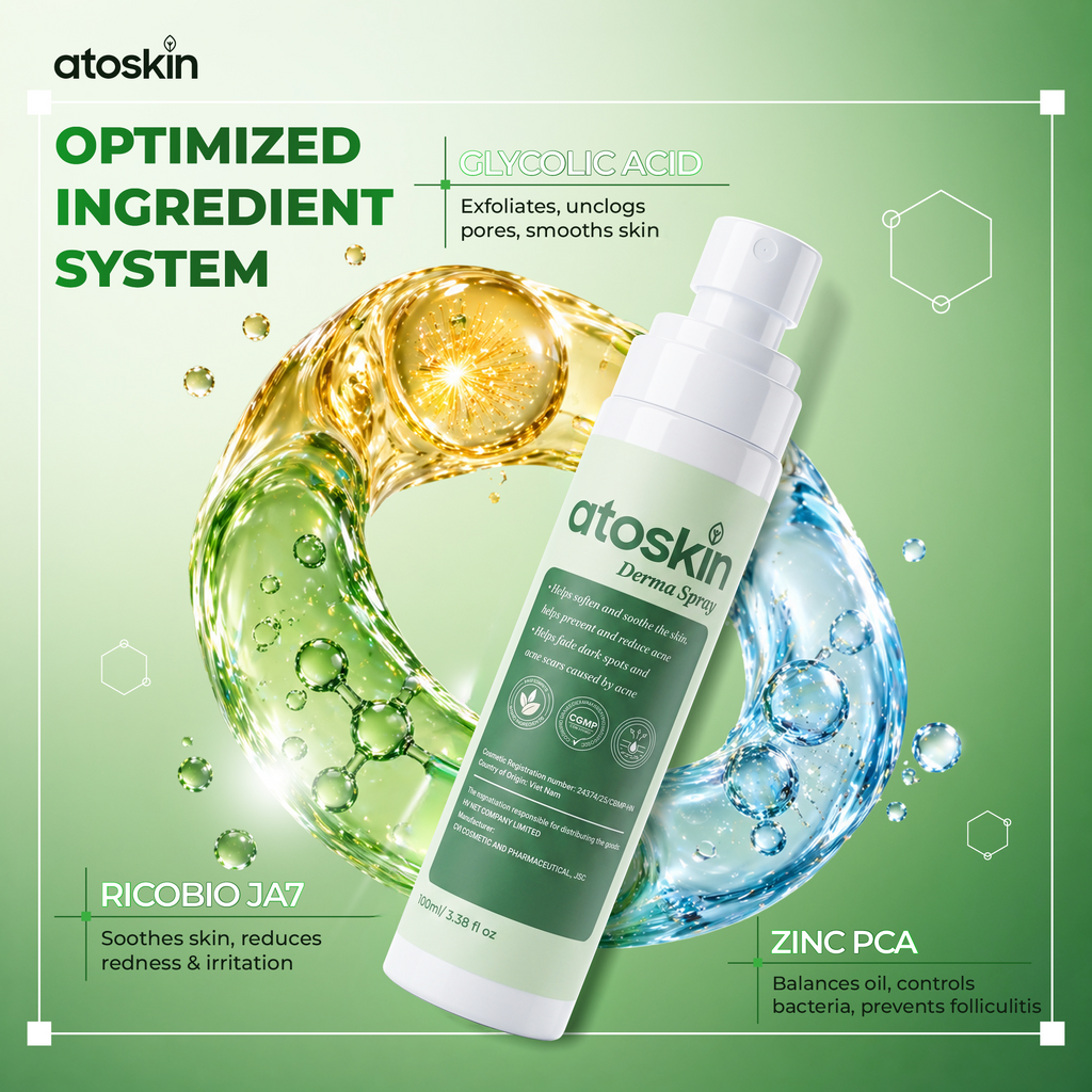 Xịt Mụn Cơ Thể ATOSKIN