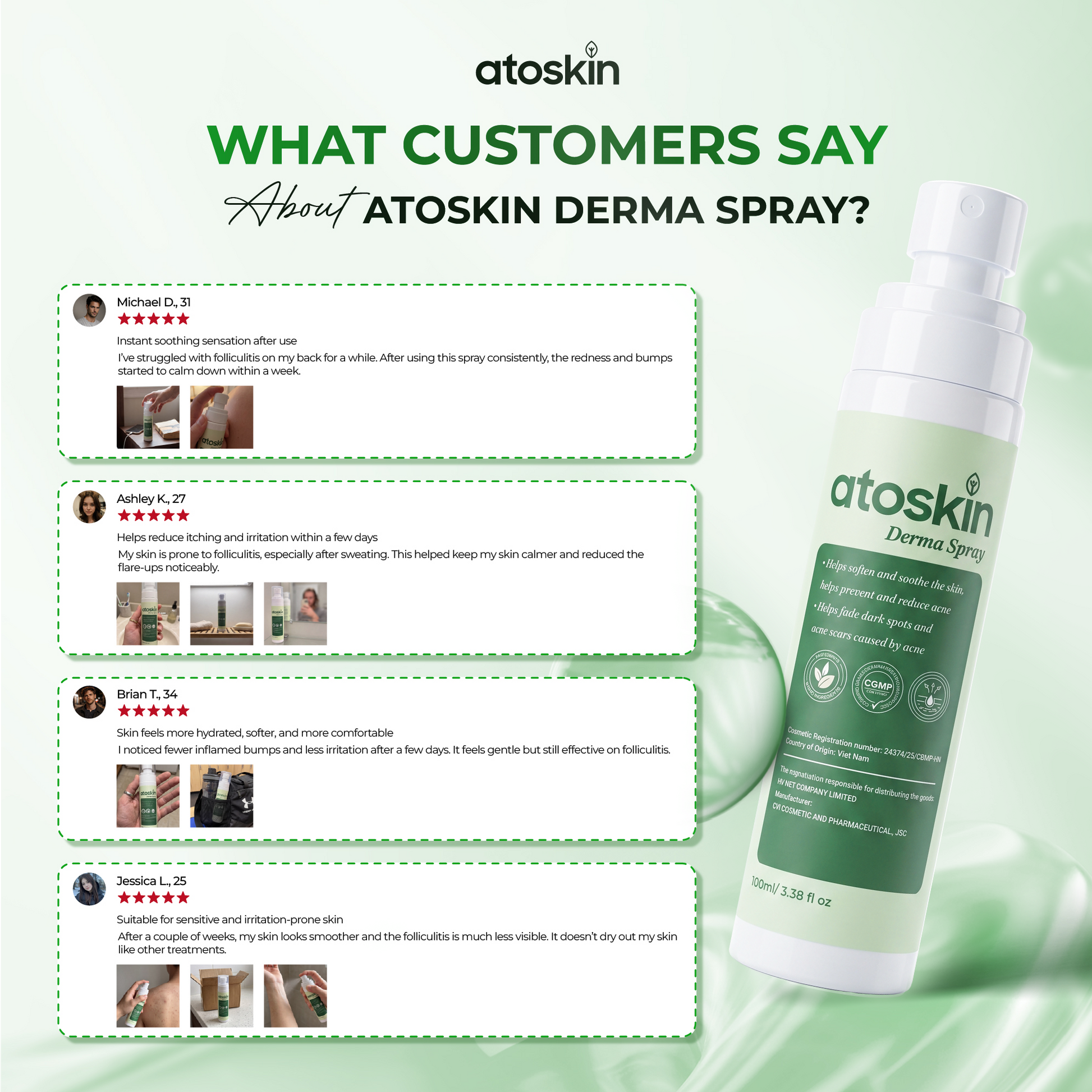 Xịt Mụn Cơ Thể ATOSKIN