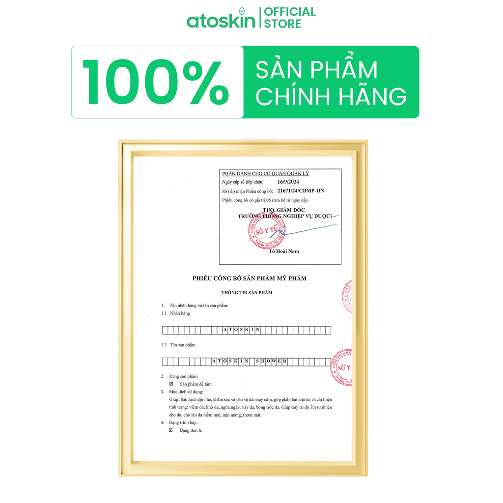 Sữa Tắm Viêm Da Cơ Địa ATOSKIN Shower 280ml