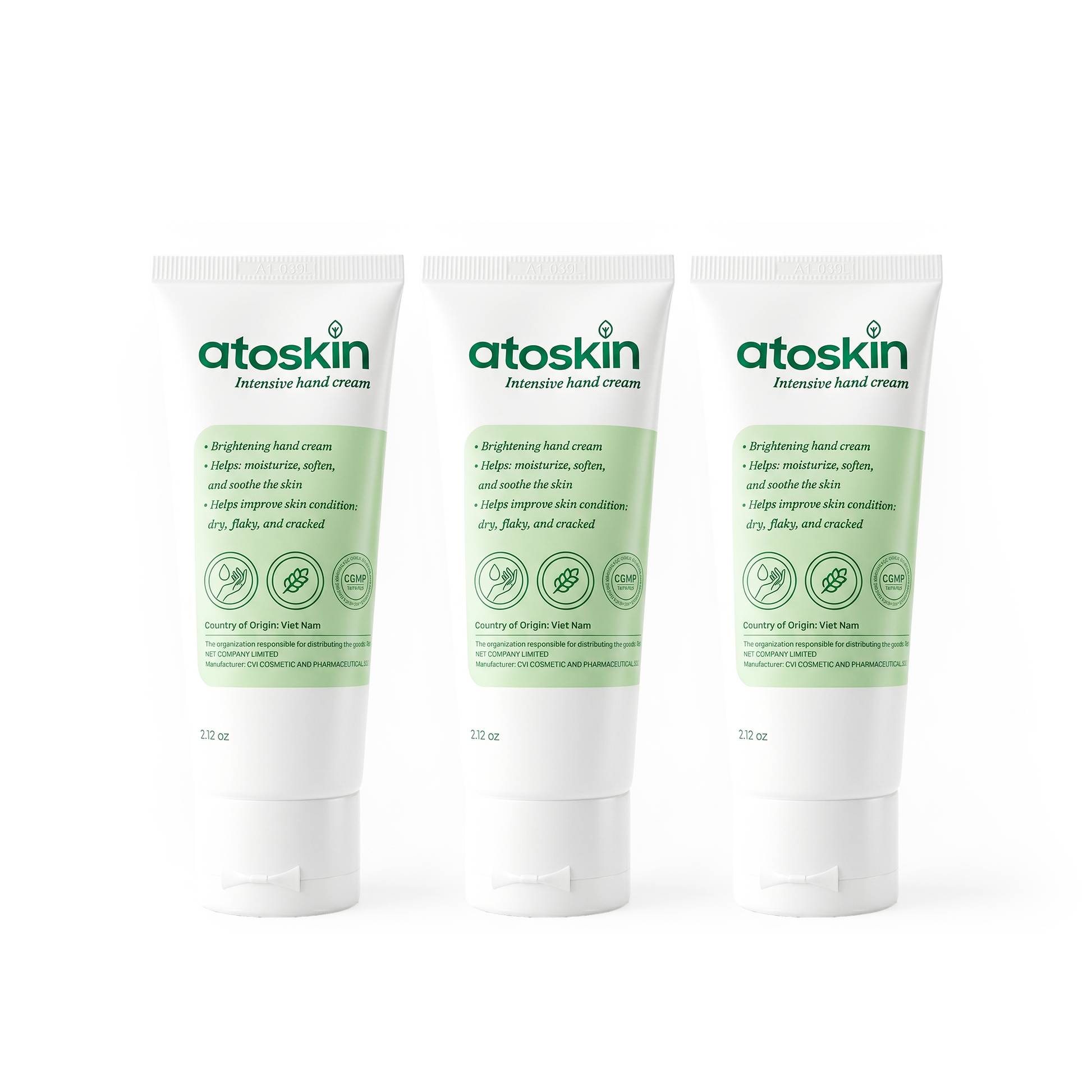 Kem Dưỡng Da Tay ATOSKIN Intensive Hand Cream 60g