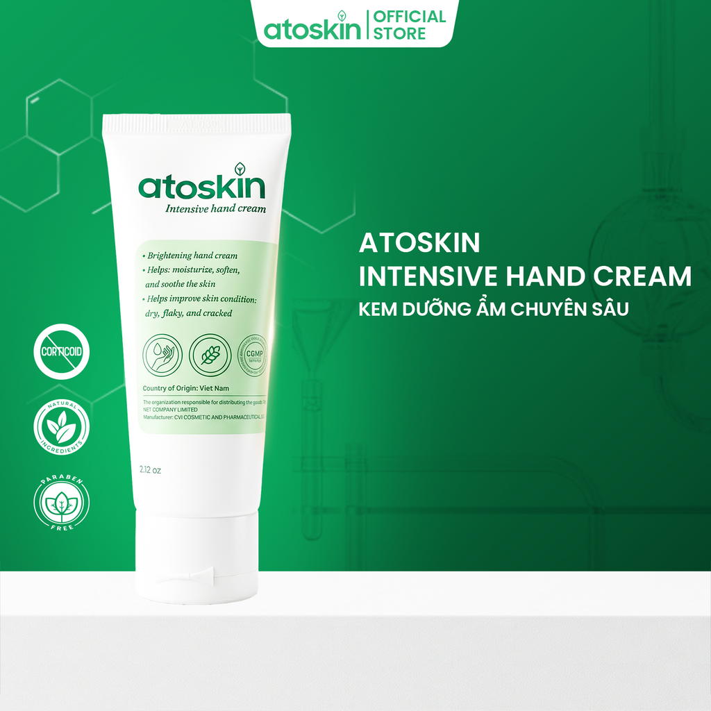 Kem Dưỡng Da Tay ATOSKIN Intensive Hand Cream 60g