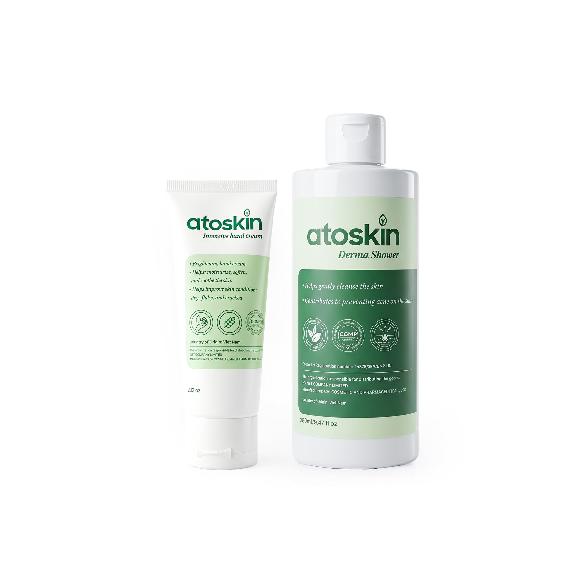 Sữa Tắm Mụn Cơ Thể ATOSKIN Derma Shower 280ml