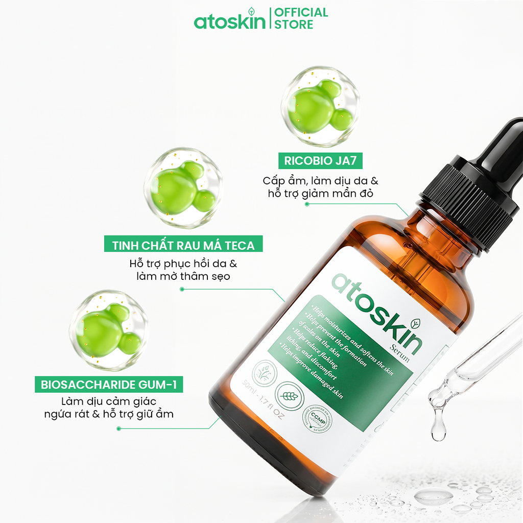 Serum Viêm Da Cơ Địa ATOSKIN Serum 50ml