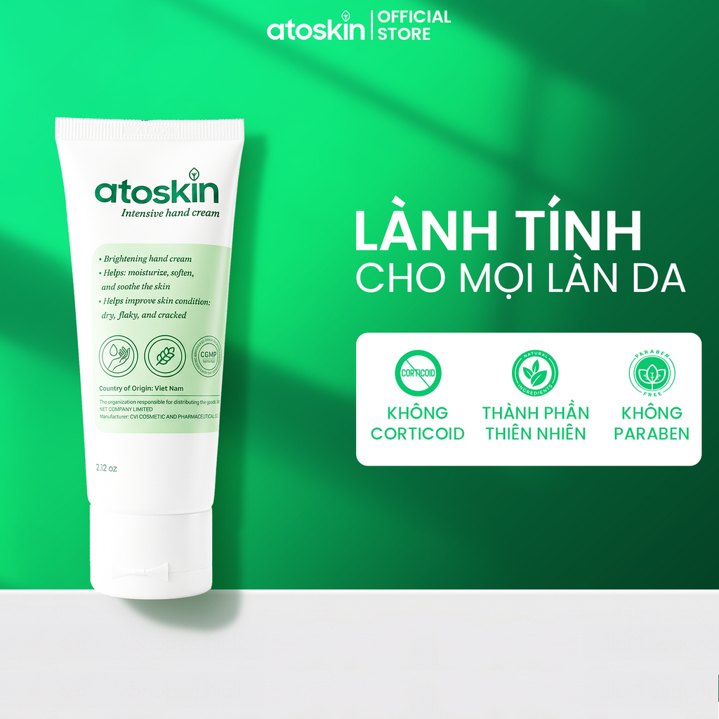 Kem Dưỡng Da Tay ATOSKIN Intensive Hand Cream 60g