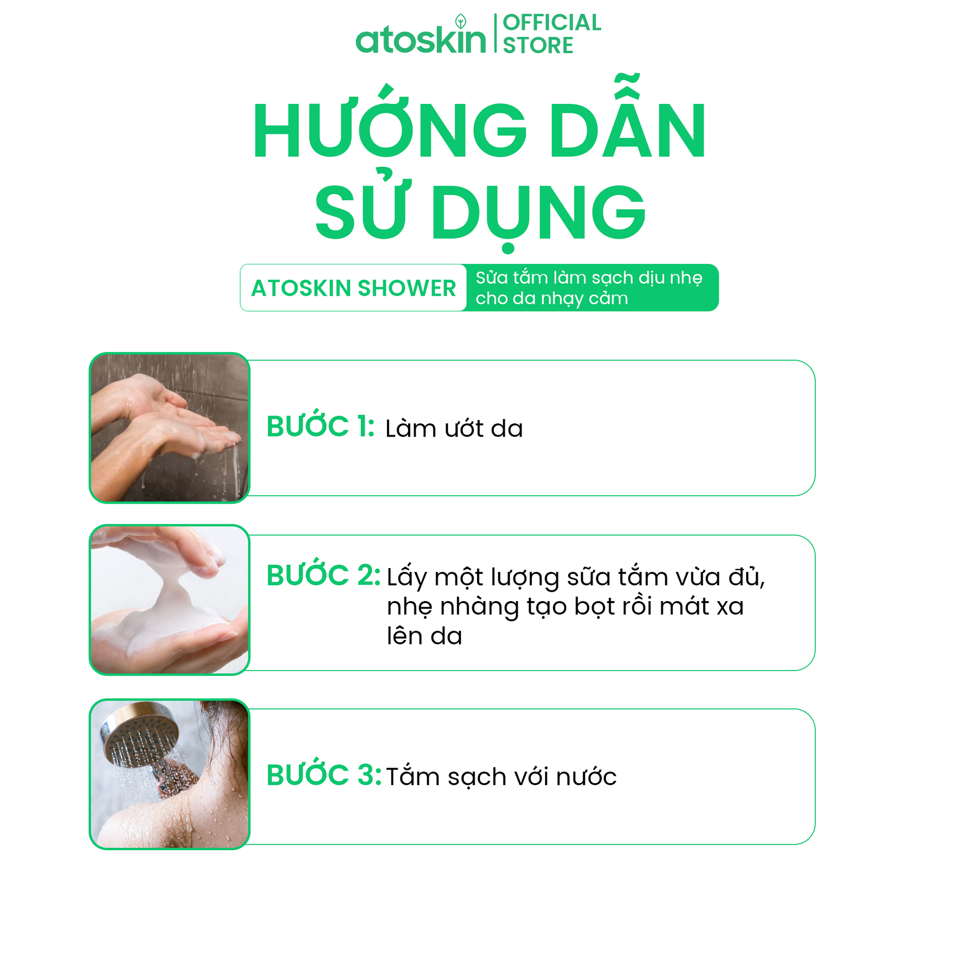 Sữa Tắm Viêm Da Cơ Địa ATOSKIN Shower 280ml