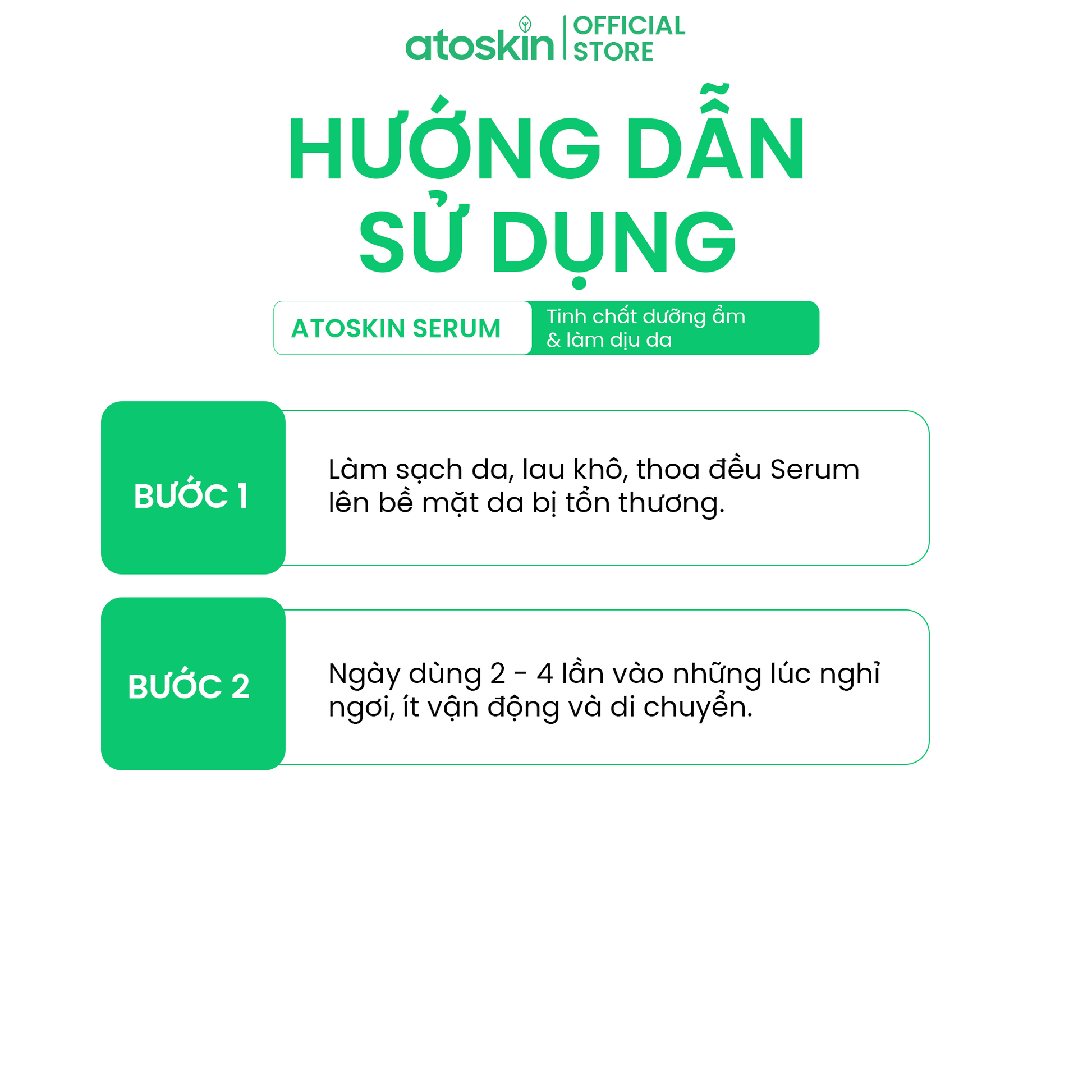 Serum Viêm Da Cơ Địa ATOSKIN Serum 50ml