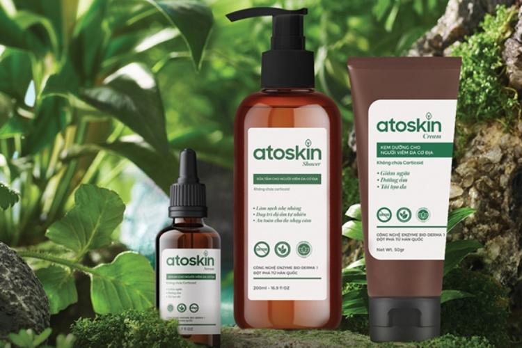 Bộ sản phẩm Atoskin hỗ trợ điều trị bệnh tổ đỉa