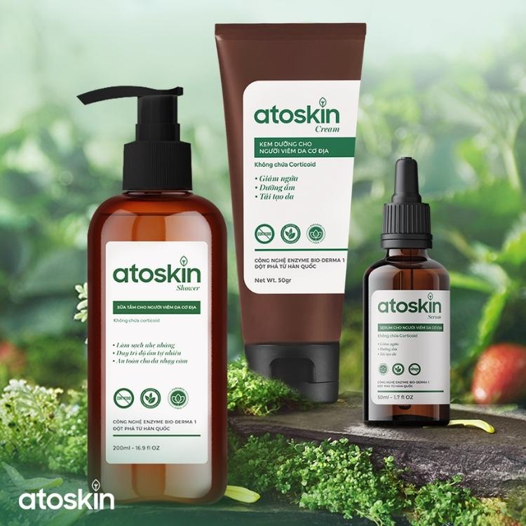 Sản phẩm thảo dược Atoskin chữa viêm da cơ địa an toàn, hiệu quả